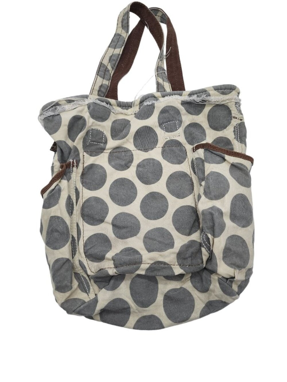 Thirty One Gray Cream all purpose bag 14 x 10 x 7